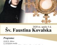 Minėsime Šv. Faustiną Kovalską, vienuolę